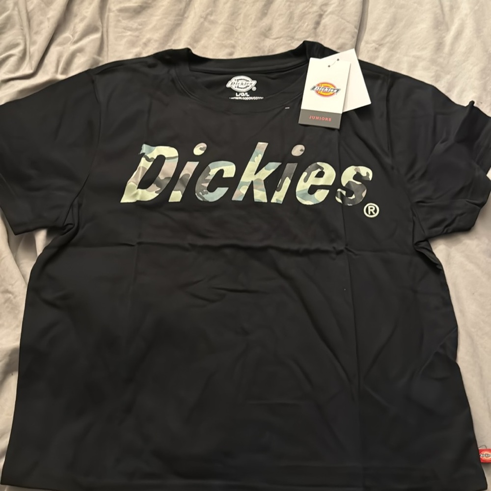 Dickies, junior, large camouflage, shirt, brand, new in packaging.